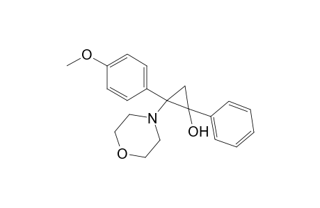 2-Morpholino-2-(4-methoxy)phenyl-1-phenylcyclopropanol