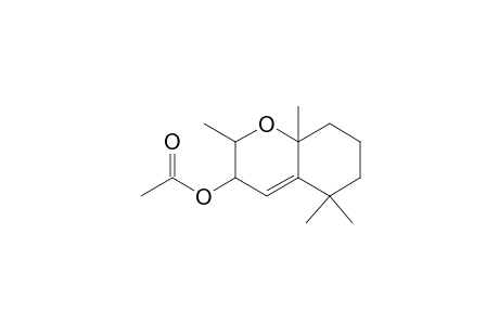 2H-1-Benzopyran-3-ol, 3,5,6,7,8,8a-hexahydro-2,5,5,8a-tetramethyl-, acetate