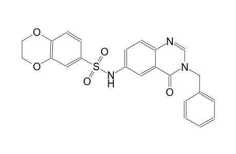 N-(3-benzyl-4-oxo-3,4-dihydro-6-quinazolinyl)-2,3-dihydro-1,4-benzodioxin-6-sulfonamide