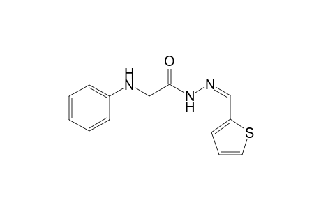 (Z)-2-(phenylamino)-N'-(thiophen-2-ylmethylene)acetohydrazide
