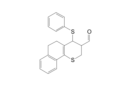 3-Formyl-3,4,5,6-tetrahydro-4-phenylthio-2H-naphtho[1,2-b]thiopyran