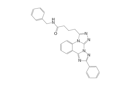 di[1,2,4]triazolo[4,3-a:1,5-c]quinazoline-3-butanamide, 10-phenyl-N-(phenylmethyl)-