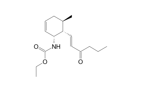 Carbamic acid, [5-methyl-6-(3-oxo-1-hexenyl)-2-cyclohexen-1-yl]-, ethyl ester, [1.alpha.,5.beta.,6.alpha.(E)]-(.+-.)-