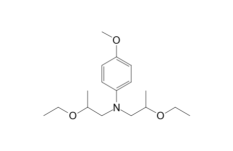 N-(4-Methoxyphenyl)-N,N-bis(2-ethoxypropyl)amine