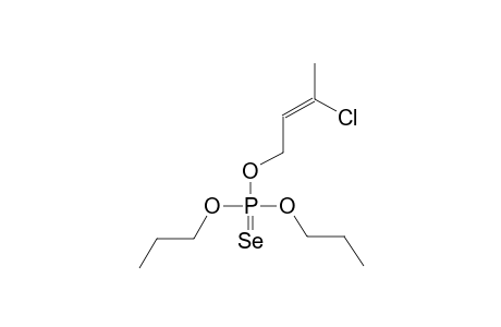 O,O-DIPROPYL-O-(3-CHLORO-2-BUTENYL)SELENOPHOSPHATE