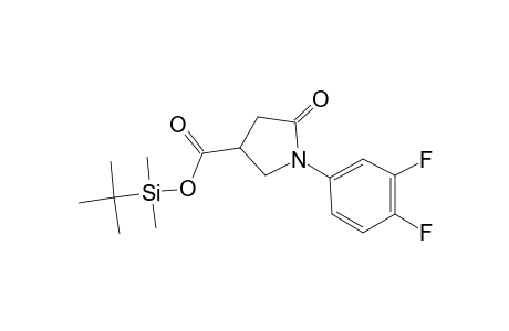 1-(3,4-Difluorophenyl)-5-oxo-3-pyrrolidinecarboxylic acid, tert-butyldimethylsilyl ester