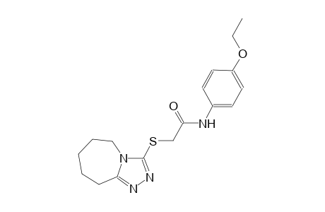 acetamide, N-(4-ethoxyphenyl)-2-[(6,7,8,9-tetrahydro-5H-[1,2,4]triazolo[4,3-a]azepin-3-yl)thio]-