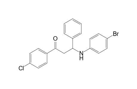 2-(4-Chlorobenzoyl)-1-phenyl-N-(4-bromophenyl)ethanamine