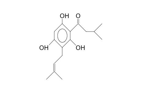 1-(2,4,6-TRIHYDROXY-3-(3-METHYL-2-BUTENYL)-PHENYL)-3-METHYL-1-BUTANON,3-PRENYLPHLOROISOVALEROPHENON