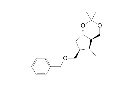 [1S,2S,3aS,7aR]-1,5,5-Trimethyl-2-phenylmethoxymethyl-4,6-dioxa-(2,3,3a,4,5,6,7,7a)octahydroindene