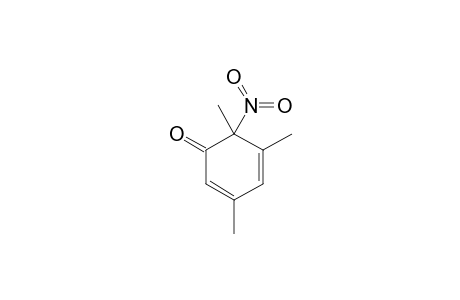 3,5,6-TRIMETHYL-6-NITRO-CYCLOHEXA-2,4-DIENONE