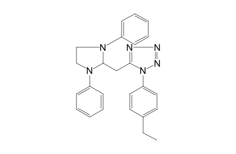 5-[(1,3-diphenyl-2-imidazolidinyl)methyl]-1-(p-ethylphenyl)-1H-tetrazole