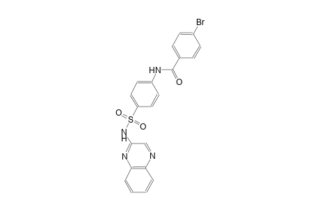 benzamide, 4-bromo-N-[4-[(2-quinoxalinylamino)sulfonyl]phenyl]-