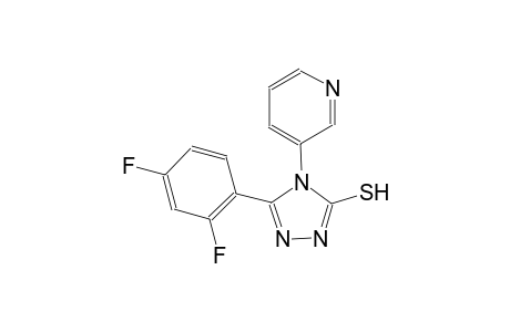 4H-1,2,4-triazole-3-thiol, 5-(2,4-difluorophenyl)-4-(3-pyridinyl)-
