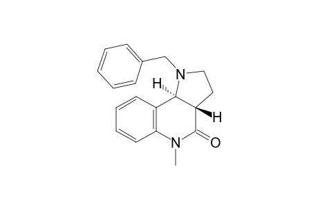 trans-(3aS*,9bS*)-1-Benzyl-5-methyl-2,3,3a,4,5,9b-hexahydro-1H-pyrrolo[3,2-c]quinolin-4-one
