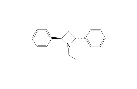 (+-)-N-Ethyl-2,4-diphenylazetidine