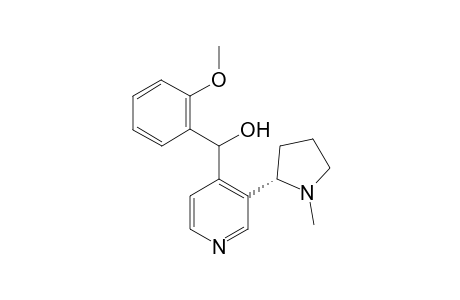 [3-((S)-1'-Methylpyrrolidin-2'-yl)pyridin-4-yl](2''-methoxyphenyl)-methanol