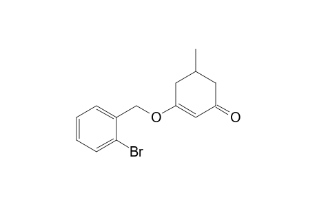 3-[(2-Bromophenyl)methoxy]-5-methyl-2-cyclohexen-1-one