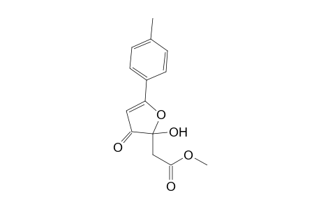 2-[2-hydroxy-3-keto-5-(p-tolyl)-2-furyl]acetic acid methyl ester