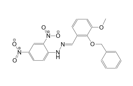 2-(benzyloxy)-3-methoxybenzaldehyde (2,4-dinitrophenyl)hydrazone