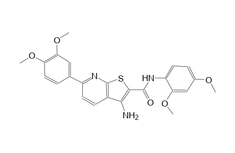 3-amino-N-(2,4-dimethoxyphenyl)-6-(3,4-dimethoxyphenyl)thieno[2,3-b]pyridine-2-carboxamide