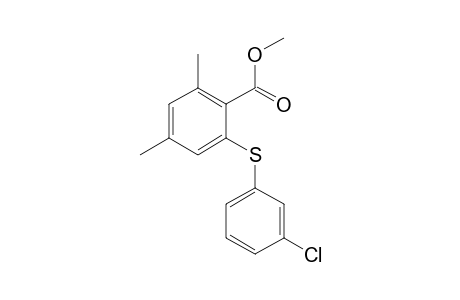4,6-Dimethyl-2-(3-chlorophenylsulfanyl)benzoic acid methyl ester