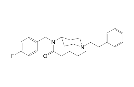 N-(4-Fluorobenzyl)-N-(1-(2-phenylethyl)-4-piperidyl)pentanamide