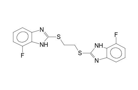 SYM-BIS(4-FLUOROBENZIMIDAZOL-2-YLMERCAPTO)ETHANE