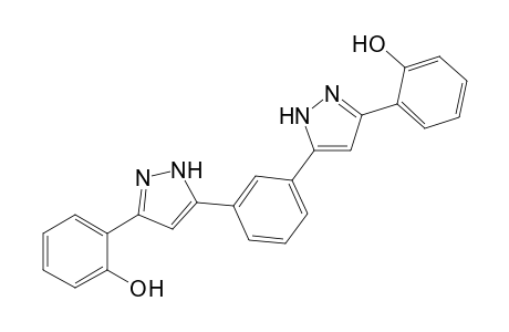 3-[2'-(Hydroxy)phenyl]-5-{3'-[3"-(2"-hydroxyphenyl)pyrazol-5"-yl]phenyl}-pyrazole