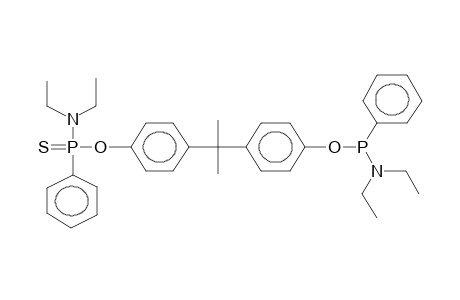 2,2-BIS[4-(N,N-DIETHYLAMINOPHENYLPHOSPHINOXY)PHENYL]PROPANEMONOSULPHIDE