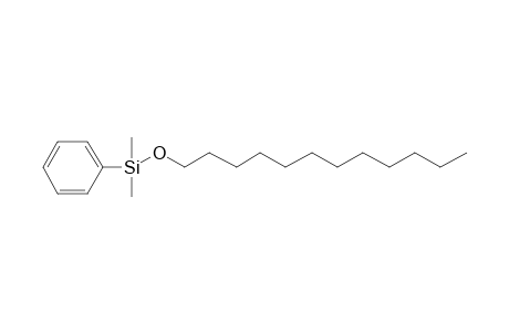 1-Dimethyl(phenyl)silyloxydodecane