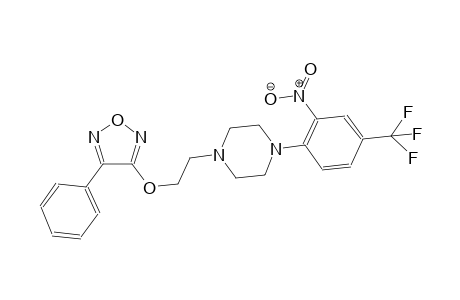 piperazine, 1-[2-nitro-4-(trifluoromethyl)phenyl]-4-[2-[(4-phenyl-1,2,5-oxadiazol-3-yl)oxy]ethyl]-