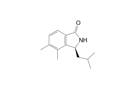 1H-Isoindol-1-one, 2,3-dihydro-4,5-dimethyl-3-(2-methylpropyl)-, (S)-