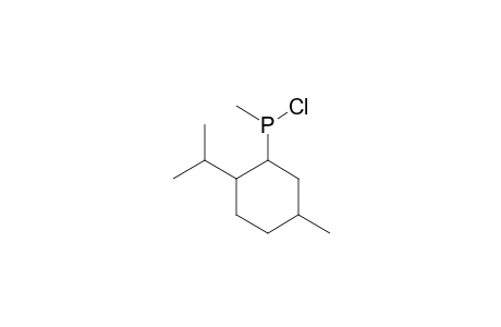 Phosphinous chloride, methyl[5-methyl-2-(1-methylethyl)cyclohexyl]-, [1R-(1.alph