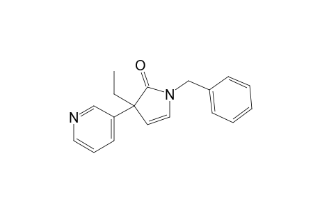 N-Benzyl-3-ethyl-3-(3-pyridyl)-1,3-dihydropyrrol-2-one