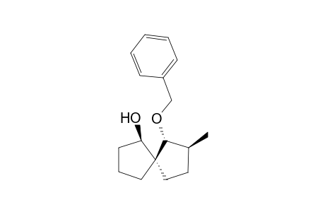 (+-)-(1RS,5RS,6RS,7SR)-6-Benzyloxy-7-methyl-spiro[4.4]nonan-1-ol