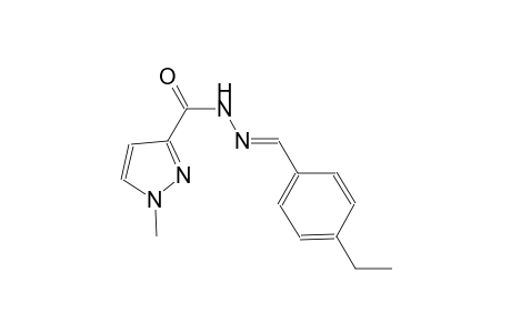 N'-[(E)-(4-ethylphenyl)methylidene]-1-methyl-1H-pyrazole-3-carbohydrazide