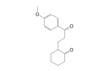 2-[3-(4-methoxyphenyl)-3-oxopropyl]cyclohexanone