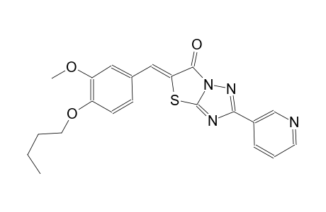 thiazolo[3,2-b][1,2,4]triazol-6(5H)-one, 5-[(4-butoxy-3-methoxyphenyl)methylene]-2-(3-pyridinyl)-, (5Z)-