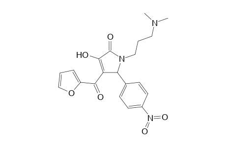 1-[3-(dimethylamino)propyl]-3-(furan-2-carbonyl)-4-hydroxy-2-(4-nitrophenyl)-2H-pyrrol-5-one