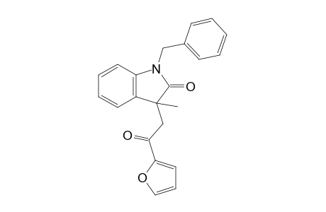 N-Benzyl-3-(2-furan-2-yl-2-oxoethyl)-3-methyl-1,3-dihydroindole-2-one
