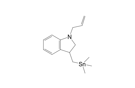 (1-allylindolin-3-yl)methyl-trimethyl-stannane