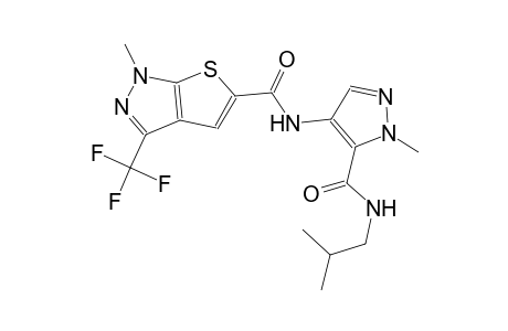 N-{5-[(isobutylamino)carbonyl]-1-methyl-1H-pyrazol-4-yl}-1-methyl-3-(trifluoromethyl)-1H-thieno[2,3-c]pyrazole-5-carboxamide