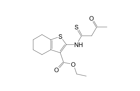 Ethyl 2-[(acetonyl)thiocarbonyl]amino-4,5,6,7-tetrahydrobenzo[b]thiophene-3-carboxylate