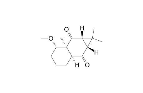 1H-Cyclopropa[b]naphthalene-2,7-dione, octahydro-3-methoxy-1,1,2a-trimethyl-, [1aS-(1a.alpha.,2a.beta.,3.beta.,6a.beta.,7a.alpha.)]-