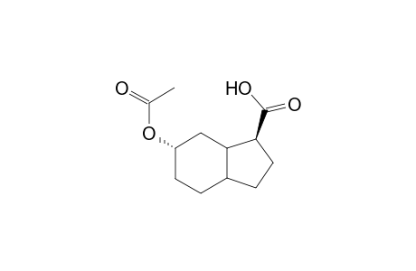 3-Acetoxybicyclo[4.4.0]nonane-7-carboxylic acid