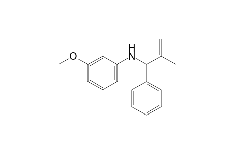 3-Methoxy-N-(2-methyl-1-phenylallyl)aniline