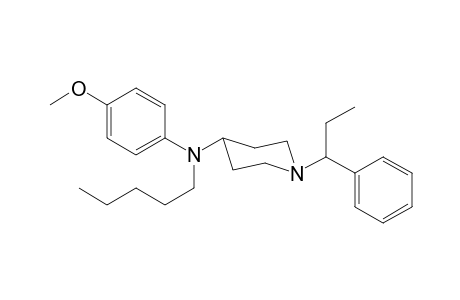 N-4-Methoxyphenyl-N-pentyl-1-(1-phenylpropyl)piperidin-4-amine