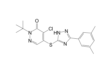 2-t-Butyl-4-chloro-5[(3-(3,5-dimethylphenyl)-1H-1,2,4-triazol-5yl)thio]pyridazin-3(2H)-one