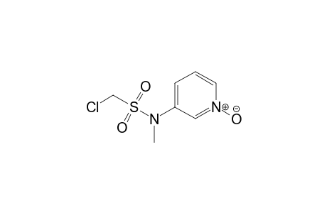 N-Methyl-N-(1-oxo-3-pyridyl)chloromethanesulfonamide